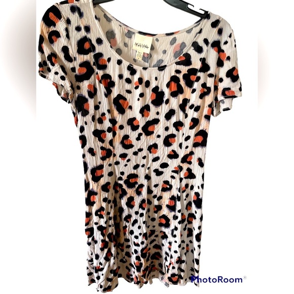 Urban Outfitters leopard mini dress Size Smalll - Picture 1 of 5